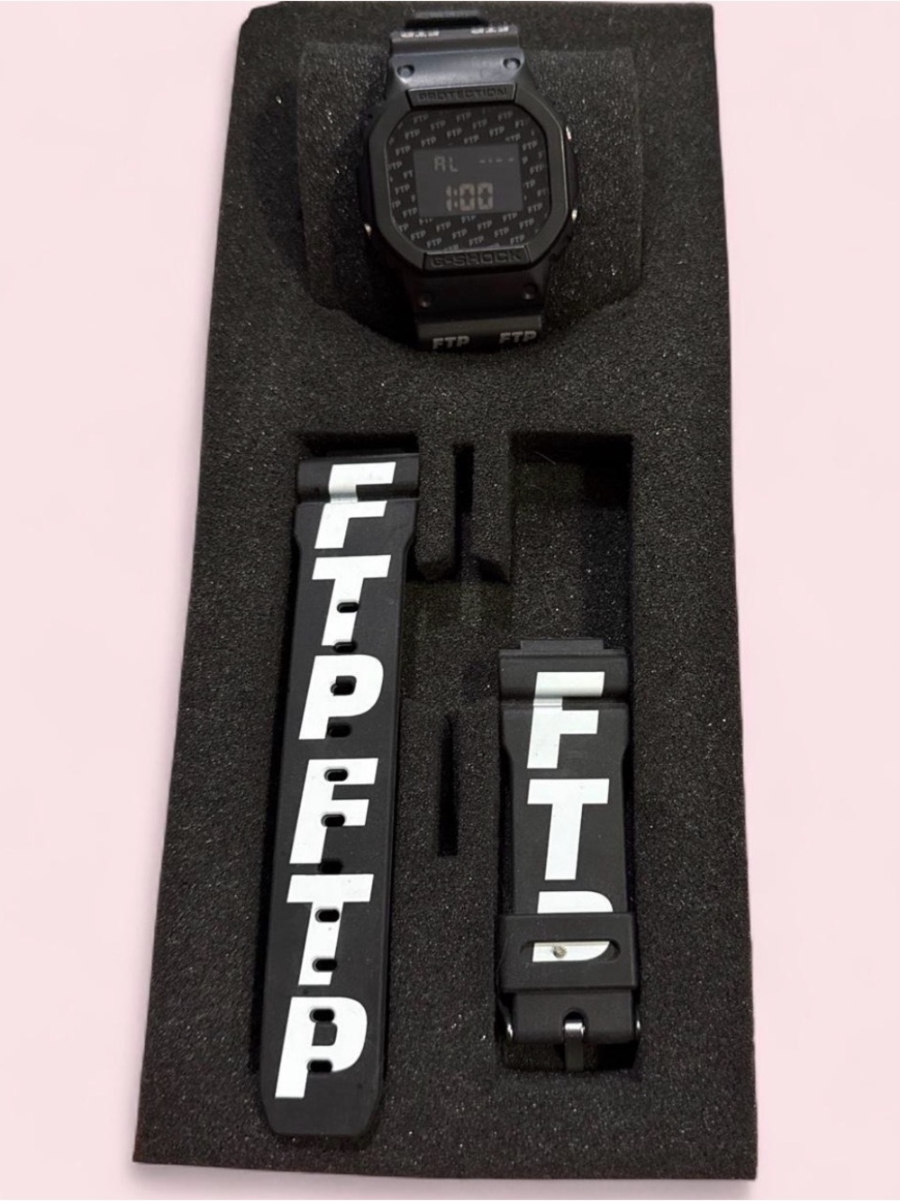 FTP x GSHOCK digital watch collab